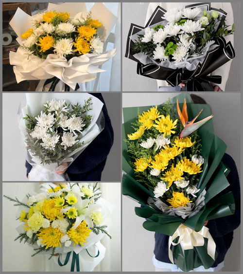 山东青岛平度市白沙河街道小孙戈庄村白事花束代送